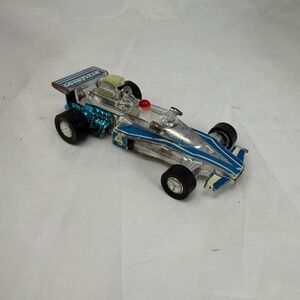 Vintage ZEE Toys Diecast Formula 1 Race Car Silver Blue No. 1048 Goodyear